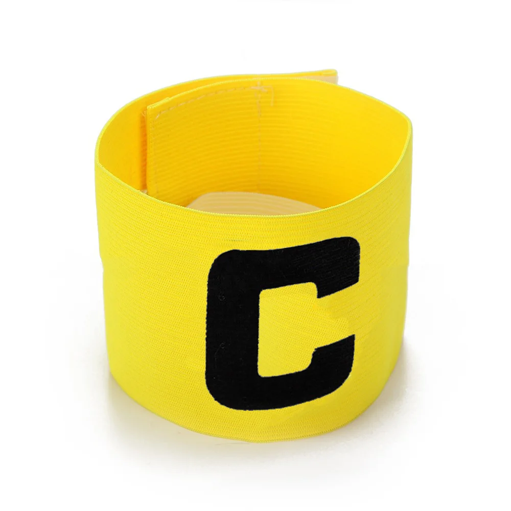 5pcs yellow 5 шт. футбольная повязка капитана нарукавная повязка лидер соревнования футбольный подарок нарукавная повязка футбольного капитана группа нарукавная повязка футбольная тренировка - Цвет: 5pcs yellow