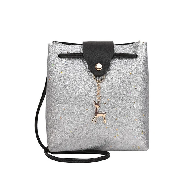 Mini Glitter Deer Sling Bag Shoulder Handbag Travel Beg Cute|Top ...