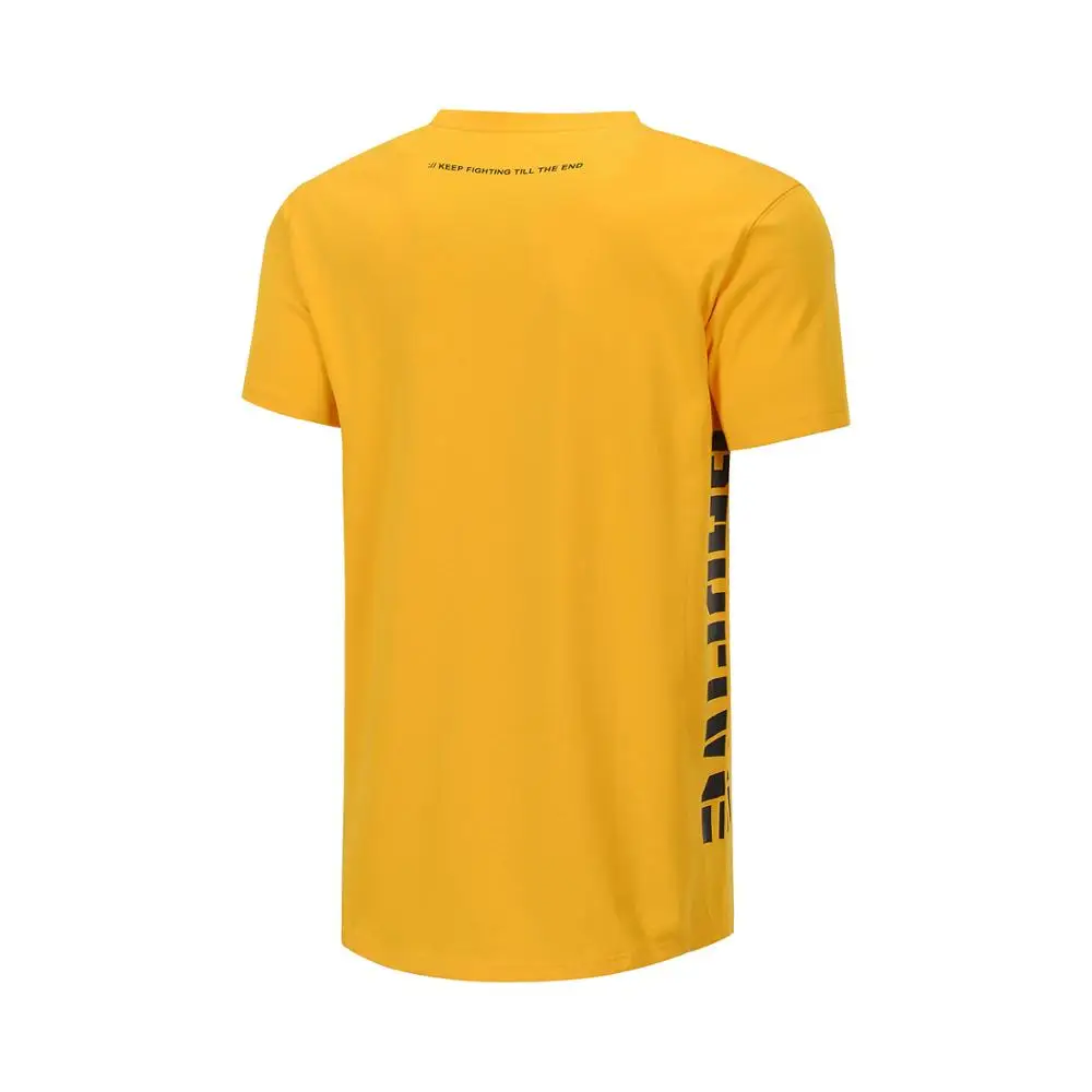 Мужская баскетбольная серия Li Ning свободная футболка с коротким рукавом из 100%