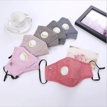 

Cotton Mouth Masks with Refill filter Adjustable Washable Anti dust Mask Face Windproof Fog prevention Mouth-muffle PM2.5 MR199