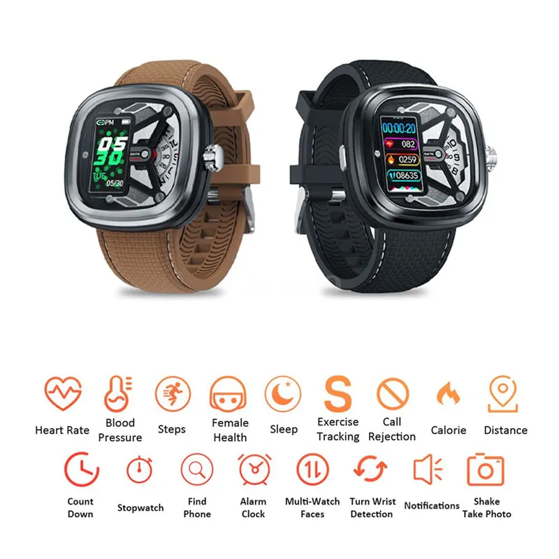 Zeblaze HYBRID 2 Smart Watch Dual Modes Heart Rate Blood Pressure Health Monitor 50M Waterproof Exercise Tracking Smartwatch