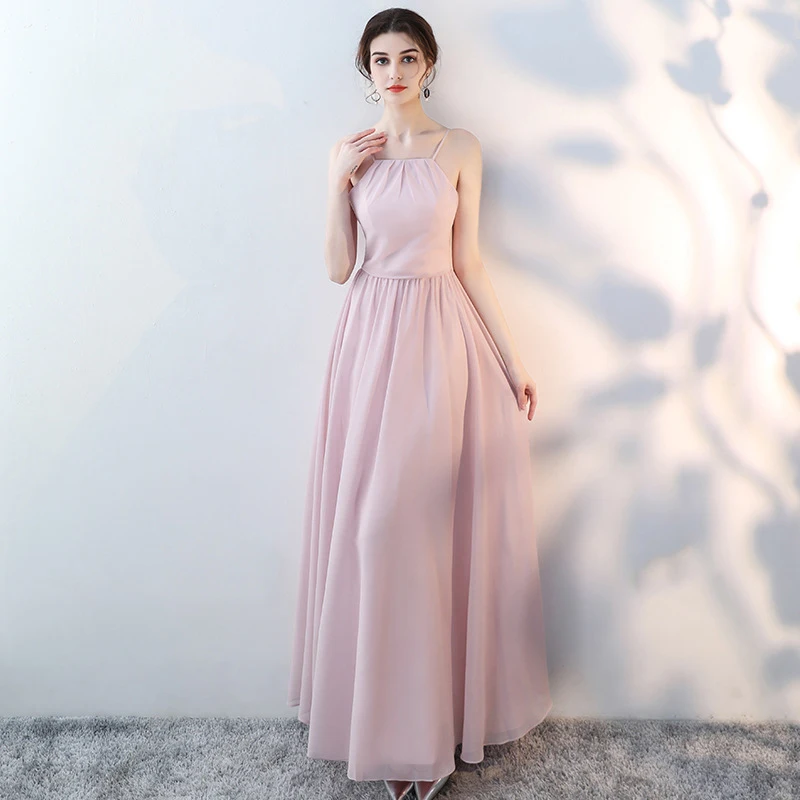 Элегантный Сплошной Розовый Леди Cheongsam изысканный с открытыми плечами вечернее платье невесты свадебное платье сексуальное платье De Soiree