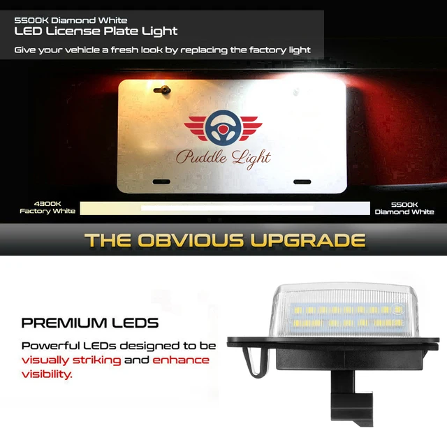 Mitsubishi LED License Plate Light