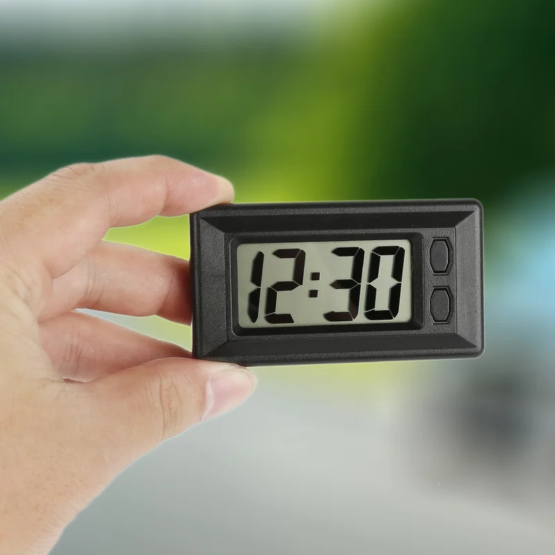1pc Car Clock Car Clock Electronic Watch Car Dashboard LCD Screen Large Digital Clock Time Self-Adhesive Bracket Car Accessories 1pc Car Clock Car Clock Electronic Watch Car Dashboard LCD Screen Large Digital Clock Time Self-Adhesive Bracket Car Accessories