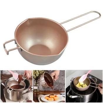 

Carbon Steel Non-stick Chocolate Cheese Melting Pot Pan Fondant Butter Bowl DIY Heating Baking Tool Home Accessories
