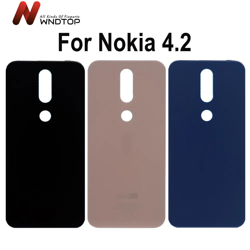 Оригинальный чехол для Nokia 4.2 Задняя стеклянная крышка Замена задней панели 4 2