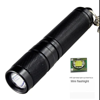 

Aluminum Alloy Hanging Buckle LED Flashlight XPE Lamp Beads Strong Light Lighting AAA Battery-powered Portable Outdoor Lighting