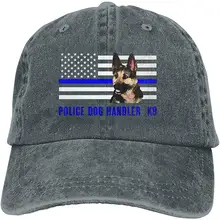 Мужская Женская бейсбольная кепка для полицейской собаки, джинсовая кепка для папы, Кепка для водителя грузовика