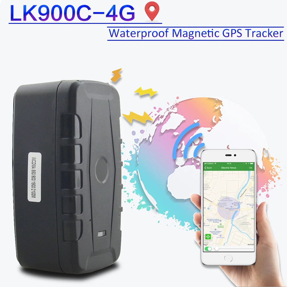 20000 mAH Long Battery Life 4G GPS Tracker LK900C-4G Super Standby Time With Low Alert And Dropped Alarm Function | Автомобили и