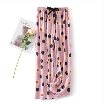 

Cotton Pants Women Pajamas Casual Nightwear Pijamas Print Intimate Lingerie Home Clothes 2020 New Sleepwear Pyjamas Homewear