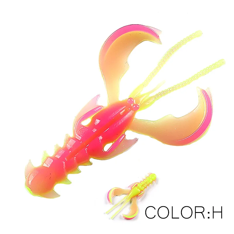 Enhanced Lobster Soft Lure with Shrimp Scent