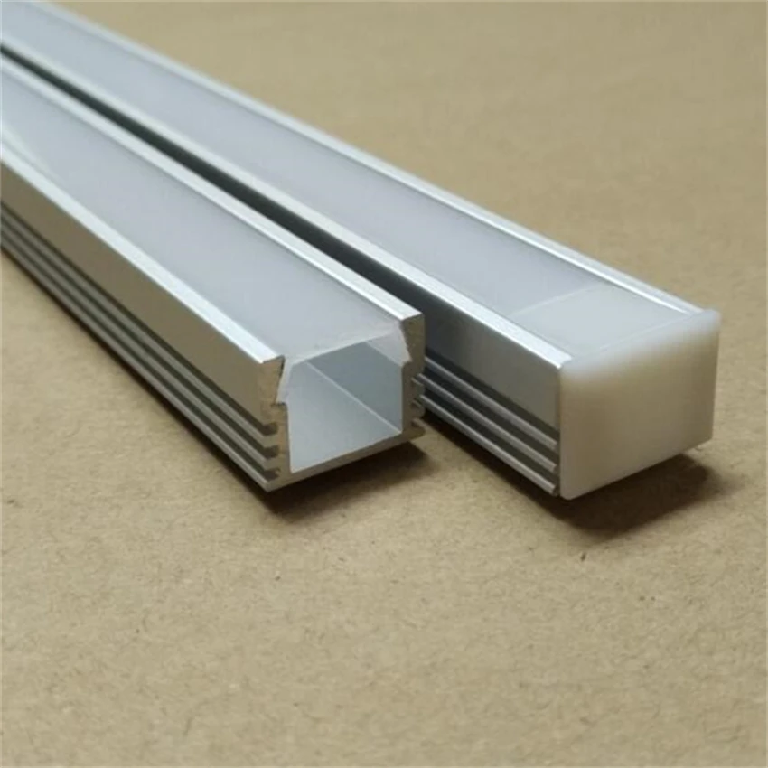 Free shipping 50cm/set  high quality aluminum channel with PC cover  and end caps and clips 2m pcs good quality small size aluminium industrial profiles for u channel cover and end caps and clips are included