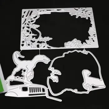 

Dinosaur Metal Cutting Dies Stencil DIY Scrapbooking Album Stamp Paper Card Embossing Decor Crafts