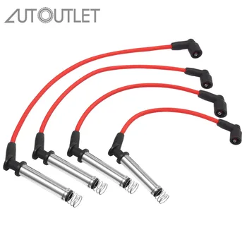 

AUTOUTLET for 1214216 consisting of 4 ignition cables Spark plug ignition cable set 4-Piece for ford fiesta