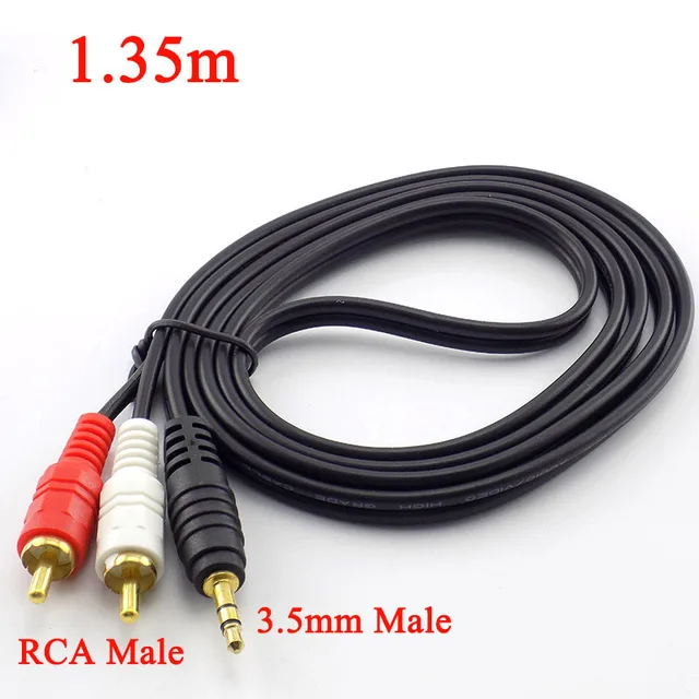 3 fiche RCA mâle à fiche mâle 3 RCA audio vidéo Rallonge de câble AV -  Chine Câble rallonge de câble audio auxiliaire, câble RCA