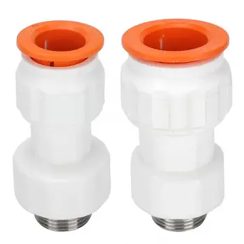 

PPR Water Pipe Straight Connector Adapter Pipe Fittings Accessories Male Thread G1in Connector