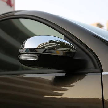 

For Tiguan 2010 2011 2012 2013 2014 2015 ABS Chrome/Carbon fibre Car rearview mirror frame cover trim auto accessories styling