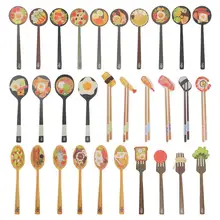 

60pcs Anomaly Spoon-shaped Bookmarks Creative Note Cards (Assorted Color)