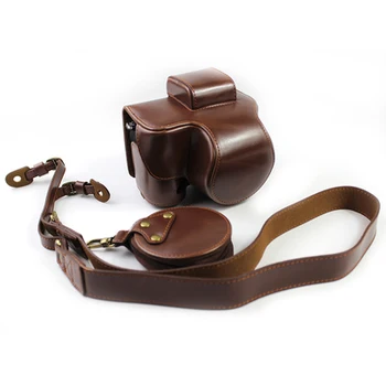 

Retro Color Luxury Digital Camera PU Leather Case Genuine leather Bag box For nikon z50 Protective sleeve Cover Battery Opening