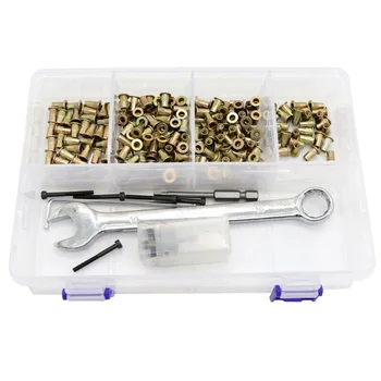 

109pcs/set Electric Rivet Pistola Nuts Tool Kit Multifunction With Spanner Manual Portable Easy Storage DIY Handheld Pneumatic