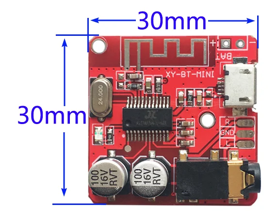 Bluetooth аудио приемник плата Bluetooth 4,1 mp3 декодер не допускающий потерь беспроводной стерео музыкальный модуль 3,7-5 В