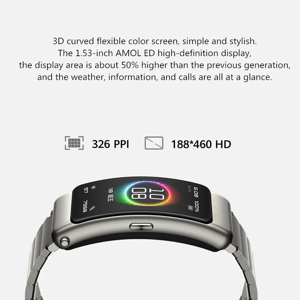 Original Huawei Talkband B6 Bluetooth smart phone
