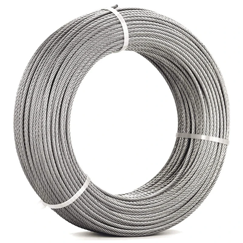 20/50/100meter 304 Stainless Steel Wire Rope Soft Fishing Lifting Cable Clothesline Diameter 0.6/1.5/1.8/2/3/4/5mm  Rustproof