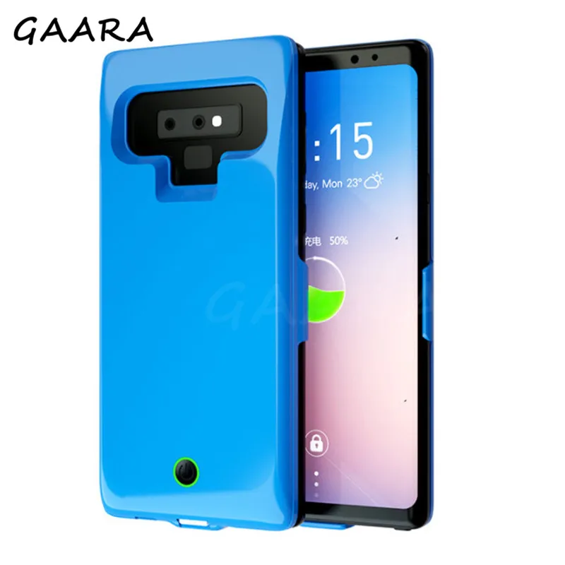 7000 мАч банк питания чехол для samsung Galaxy Note 8 9 S8 S9 Plus A8 Plus новое зарядное устройство Powerbank чехол внешний резервный