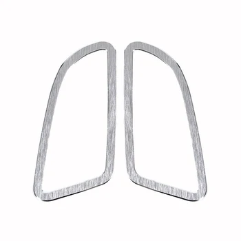 

2pcs Decoration Cover Dashboard Silver Accessory Replacement Useful New