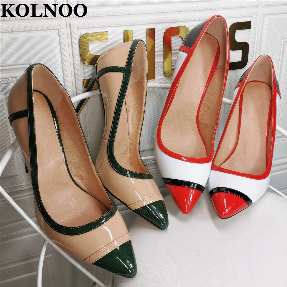 

Женские туфли-лодочки на высоком каблуке, без застежки