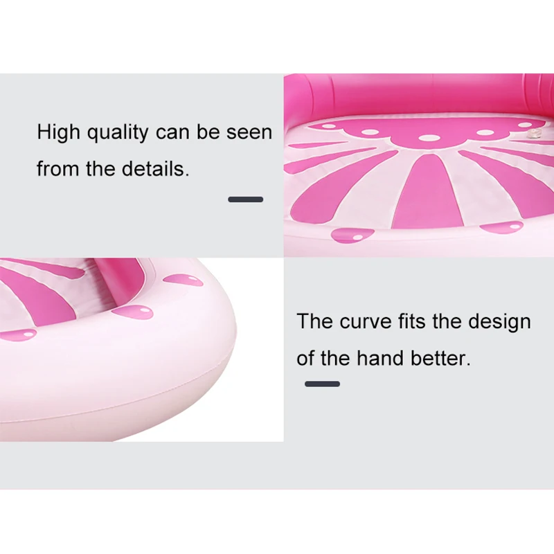 Summer Kids Inflatable Water Splash Play Pool Toys Bathing Playing Sprinkler Mat Yard Outdoor Fun Multicolour PVC Material