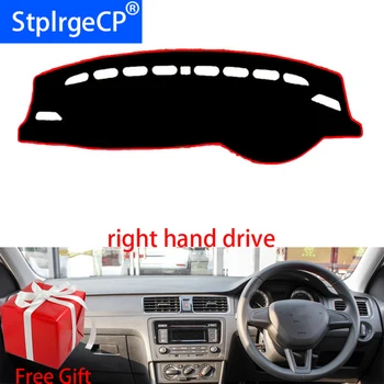 

Car Dashboard Cover Mat for SKODA Rapid Spaceback 2014-2019 Right Hand Drive Dashmat Pad Dash Mat Covers Dashboard Accessories