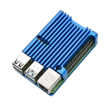 

Aluminum Alloy Protective Case CNC Enclosure Metal Shell Fit for Raspberry Pi 4