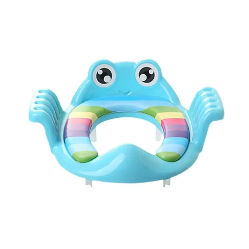 New Baby Toilet seat cushion Comfortable Infant Care Cute animal shape Seat With Armrest Toilet Training Safety Cushion