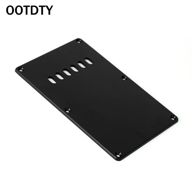 OOTDTY Ply одиночная черная гитара тремоло пружинная задняя крышка для черной электрогитары