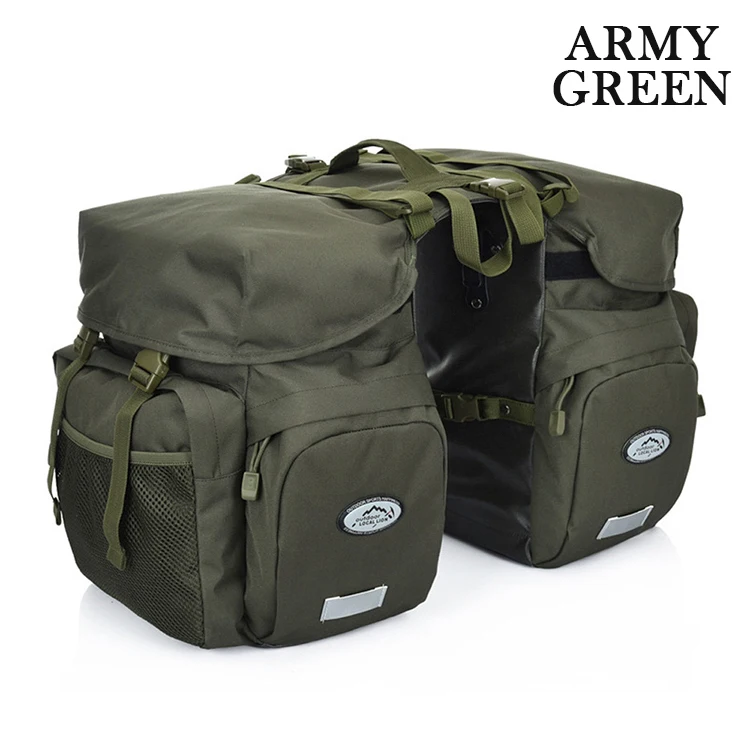 Perfect VEQSKING Retro Canvas Bicycle Carrier Bag 50L Rear Rack Trunk Bike Luggage Back Seat Pannier Reflectivs Cycling Storage Two Bag 15 Perfect VEQSKING Retro Canvas Bicycle Carrier Bag 50L Rear Rack Trunk Bike Luggage Back Seat Pannier Reflectivs Cycling Storage Two Bag 15