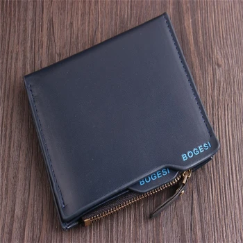 

New Men Wallets Leather Short Male Purse With Coin Pocket Card Holder Wallet Men Clutch Money Bags