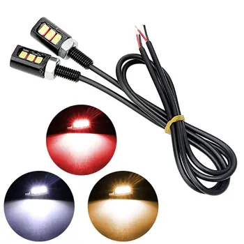 

12V 3W Screw Bolt 5630 SMD 3 LED Lights Car Motorcycle Number License Plate Lamp C63D