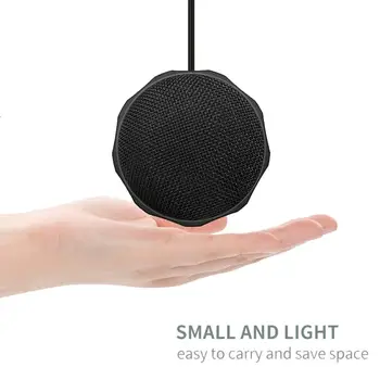 

USB Plug Condenser Microphone Portable Mini 360-degree Computers Conference Mic For Video Recording Gameing Streaming