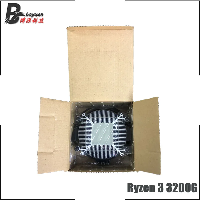 Процессор AMD Ryzen 3 3200G R3 3200G 3,6 GHz Quad-Core Quad-Thread 65W cpu Процессор L3 = 4M YD3400C5M 4M FH Socket AM4 и есть вентилятор