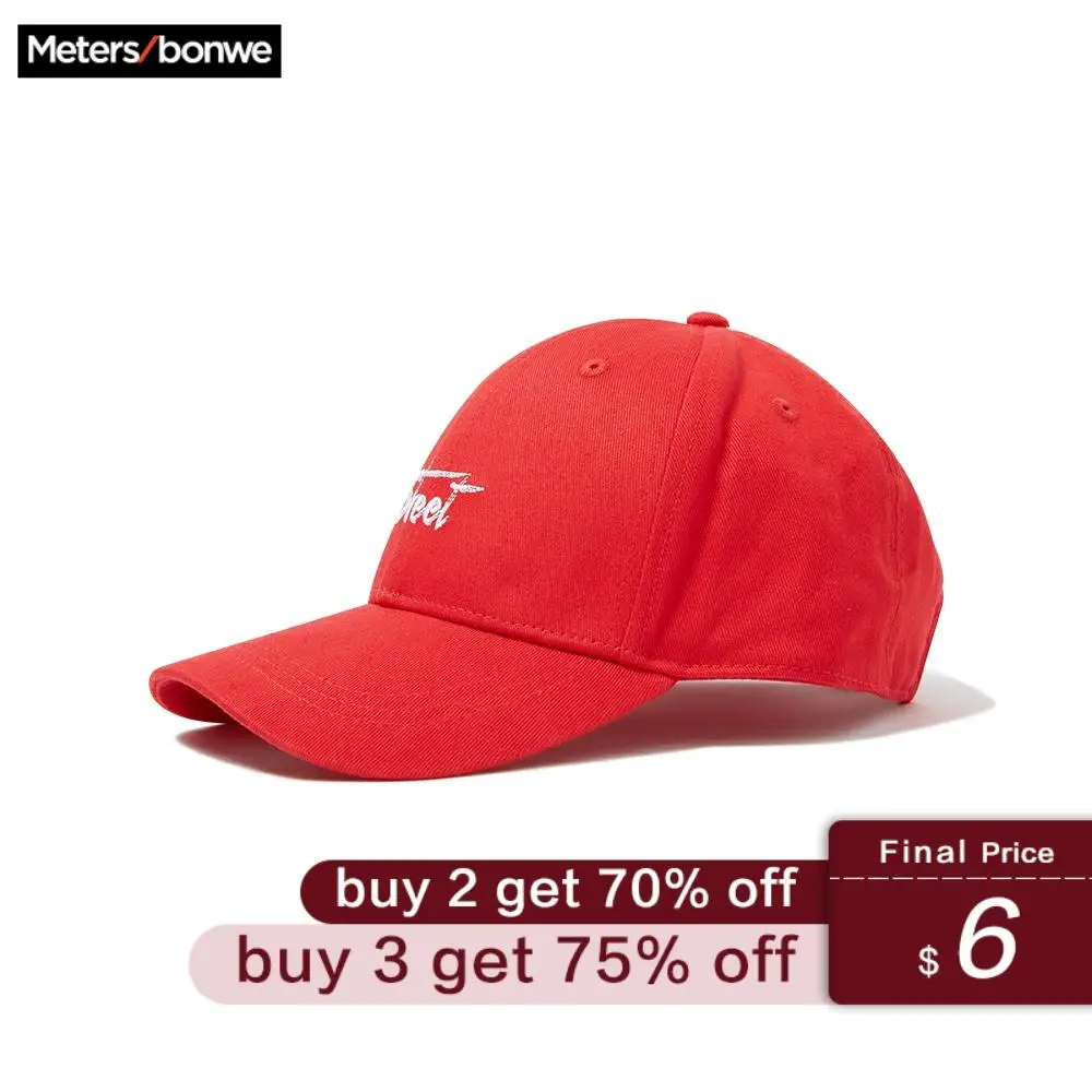 

Metersbonwe Baseball Cap Male Hat For Men 2019 Personality Trend Letter Printing Hip Pop Caps Streetwear Red Cap