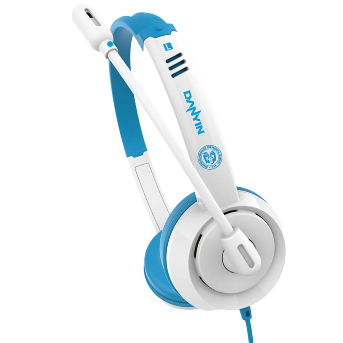 New 3 5mm Plug Headphones Over Ear Headset Kids Wired Headphone Computer Phone Earphone With Mic For Online Course Dropshipping