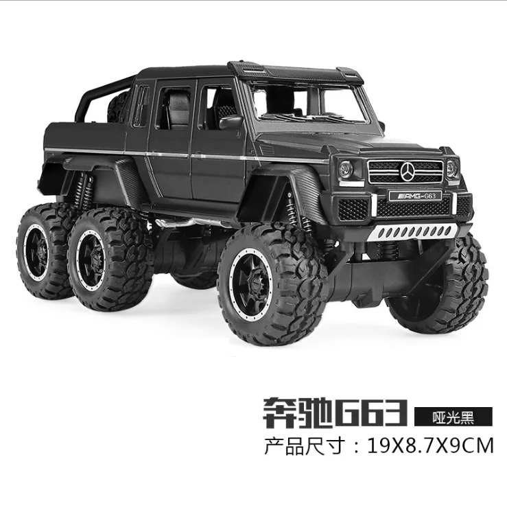 1: 32 Simulation Big Tire Alloy SUV Children's Toy Car Model Boy's Birthday Christmas Gift Black CAR | Игрушки и хобби