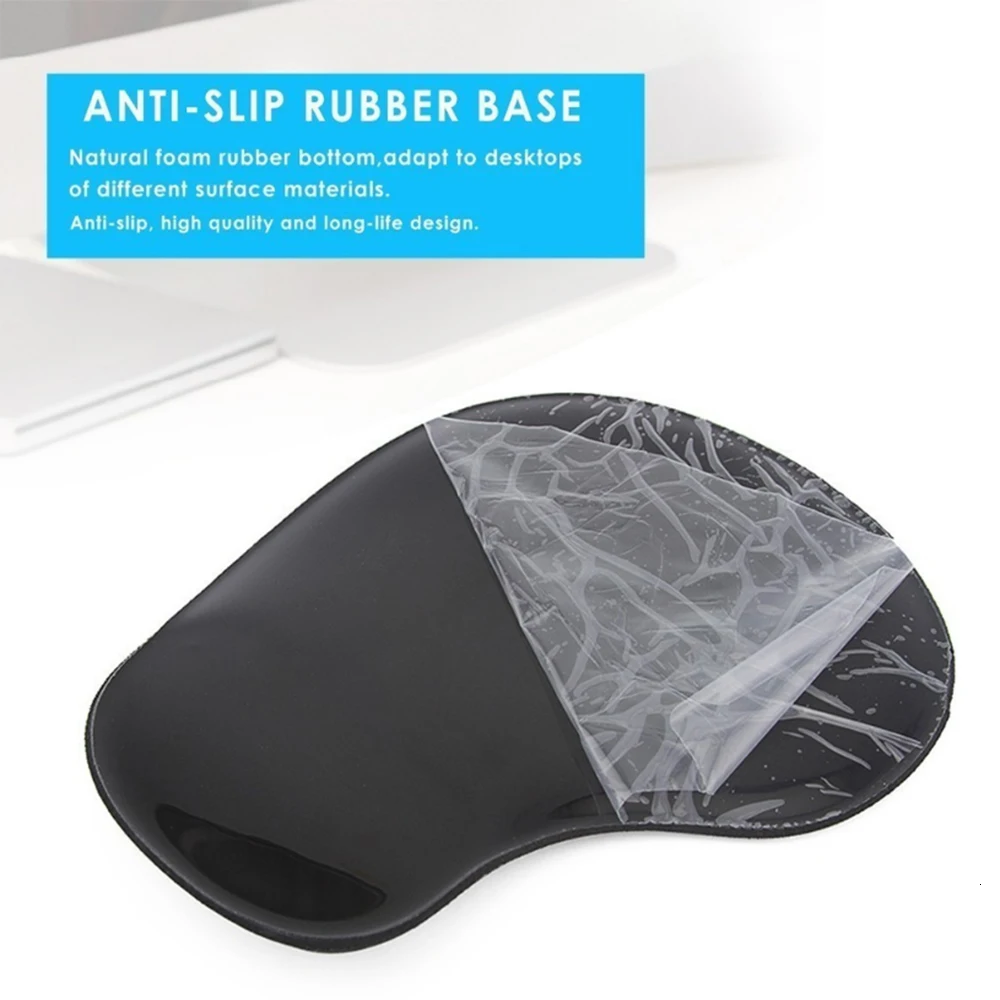 delux vertical wireless mouse with mouse pad