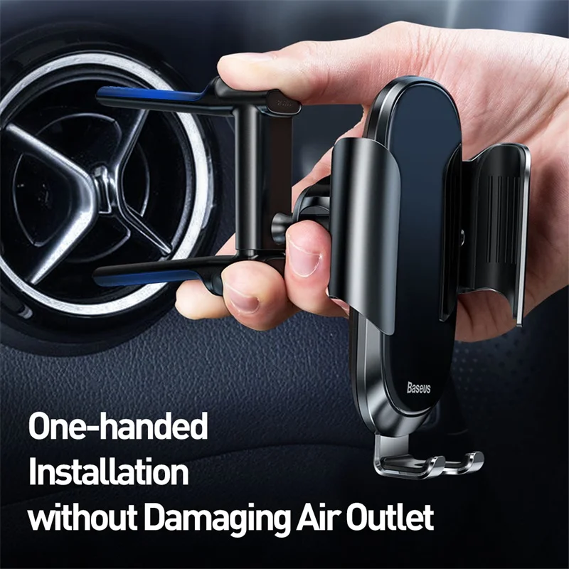  Baseus Auto Halter Für Telefon 360 Grad Air Vent Halterung Auto Handy Halter Stehen Für iPhone 11 S