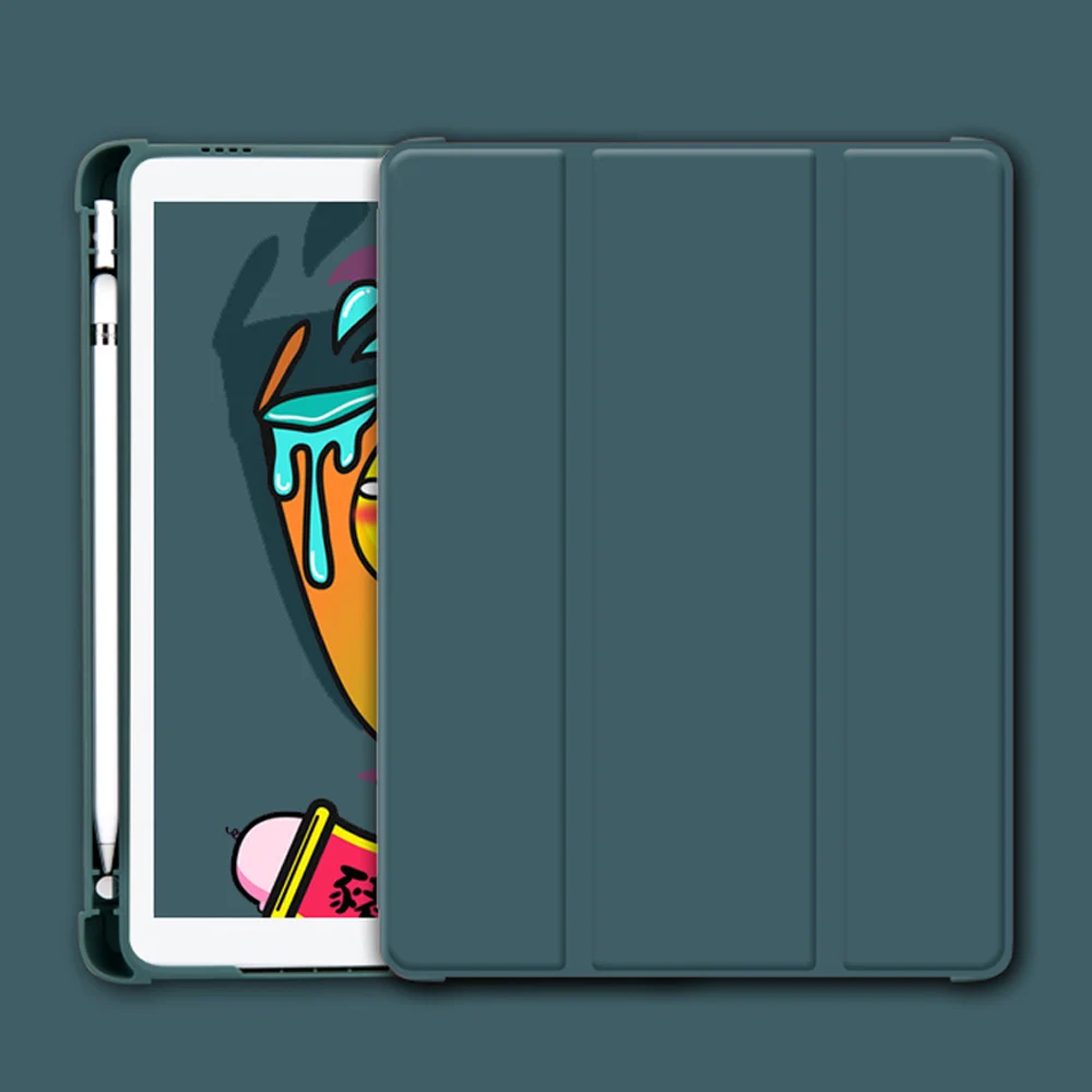 Чехол для iPad Air 3 10 5 2 2019 с карандашница Funda 6th 7th поколения Pro 11 2020 2018 9 7 | Компьютеры и