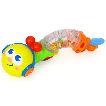 

Baby Toy Musical Twisting Worm Rattle Toy Kids Early Educational Toys for Children Xmas Gift 0-6 Month