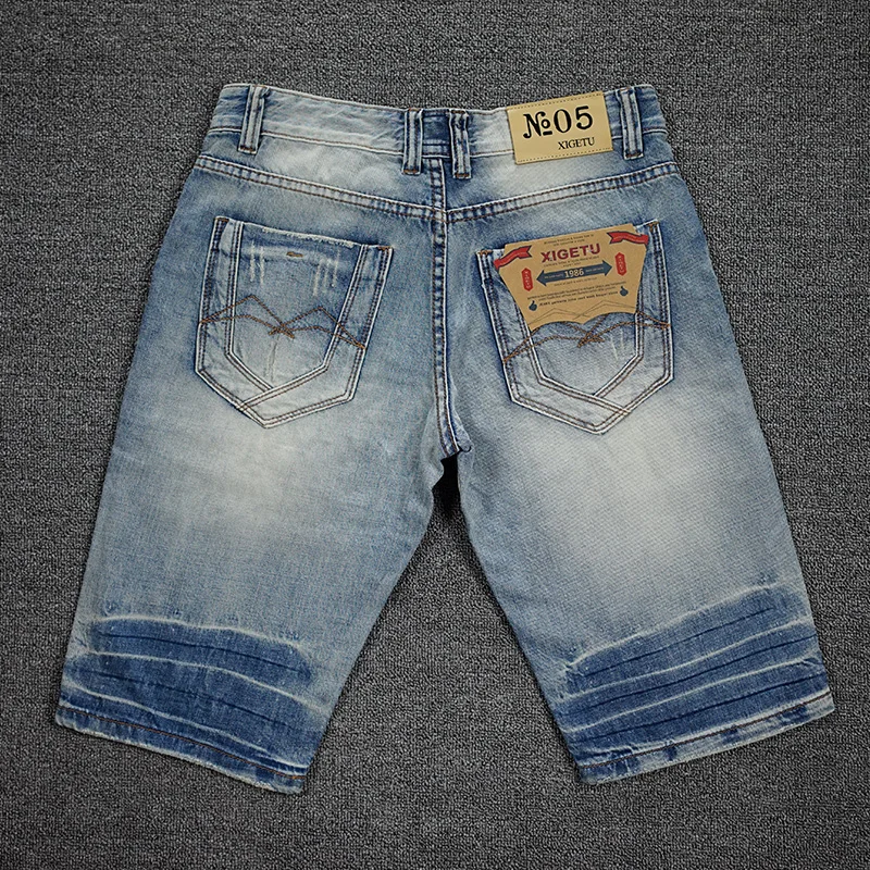 Summer Newly Fashion Men Jeans Retro 