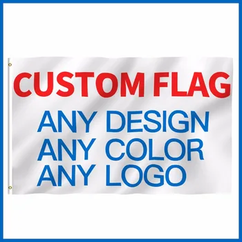 

Custom Printed Flag Company Advertising Logo Sport Outdoor banners Banner Flags brass grommets