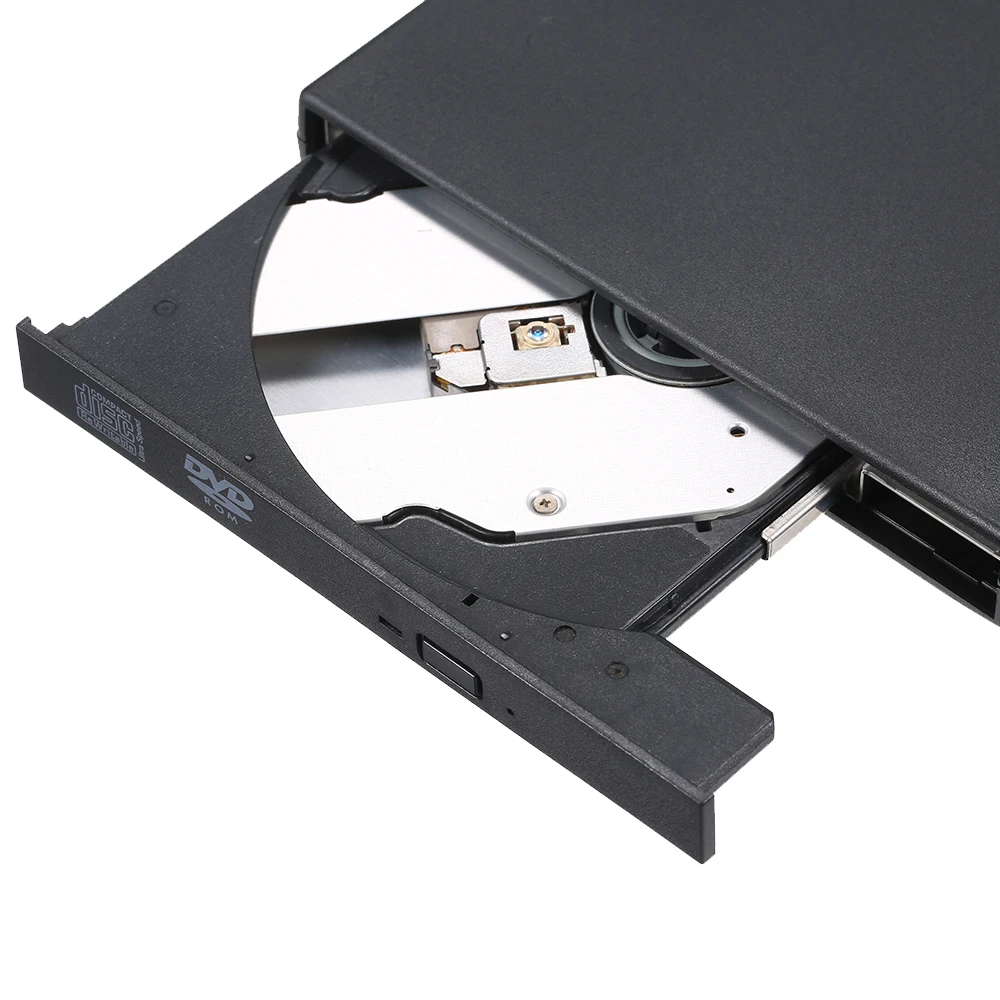 Портативный USB внешний привод DVD/CD-ридер плеер драйвер DVD-ROM w/USB кабель для Windows Vista IOS для ноутбуков и настольных компьютеров